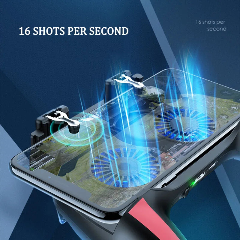 PUBG Mobile Controller with Double Fan Cooling for Iphone Ios Android Phone Game Pad Free Fire with 2500Mah / 5000Mah Power Bank