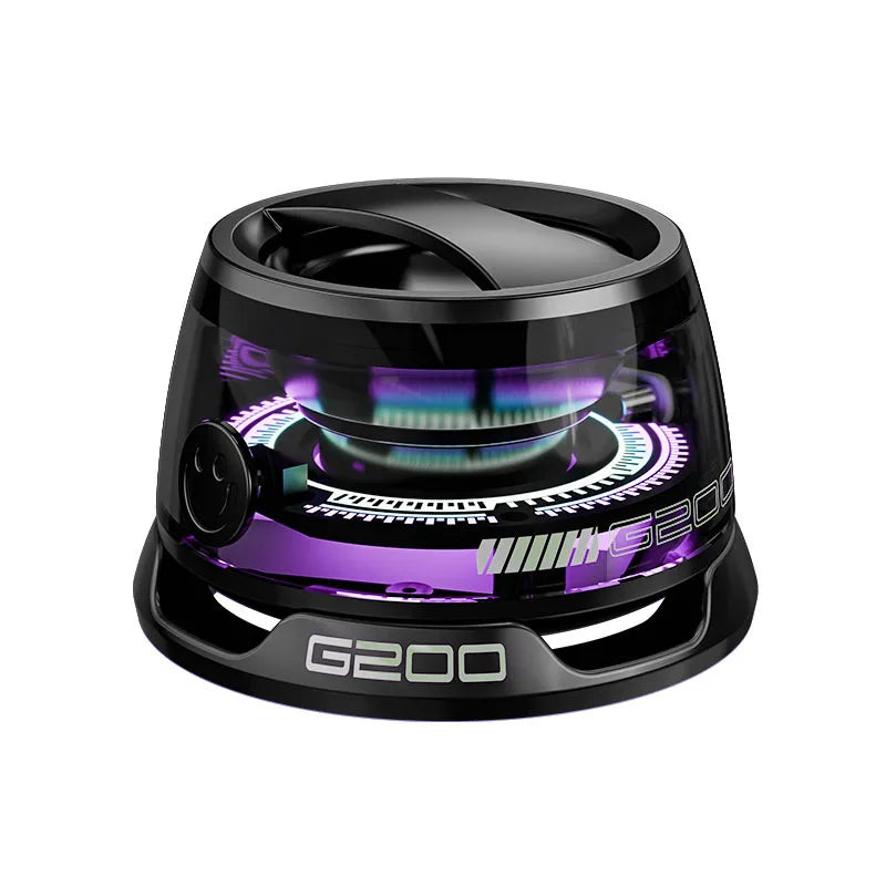 G200 Mini Bluetooth Speaker BT5.3 Magnetic Speaker RGB Lighting Phone Holder Suitable for Mobile Phone/Computer/Tablet