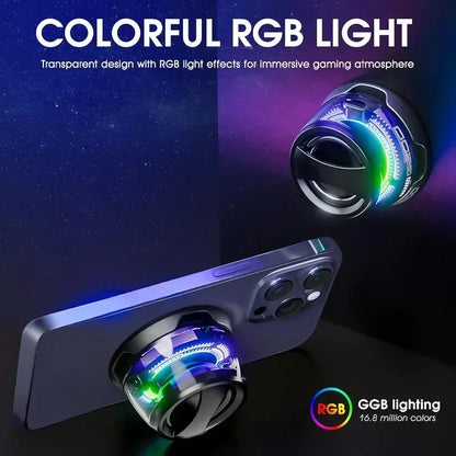 G200 Mini Bluetooth Speaker BT5.3 Magnetic Speaker RGB Lighting Phone Holder Suitable for Mobile Phone/Computer/Tablet